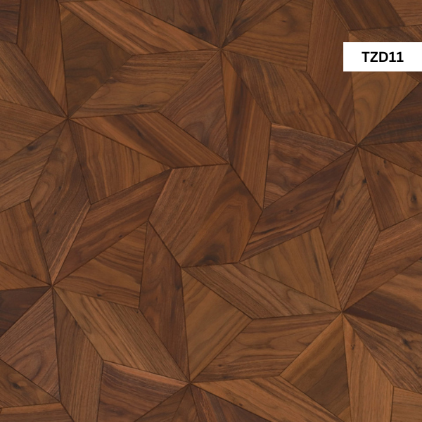 Dark oak wood flooring design for modern décor