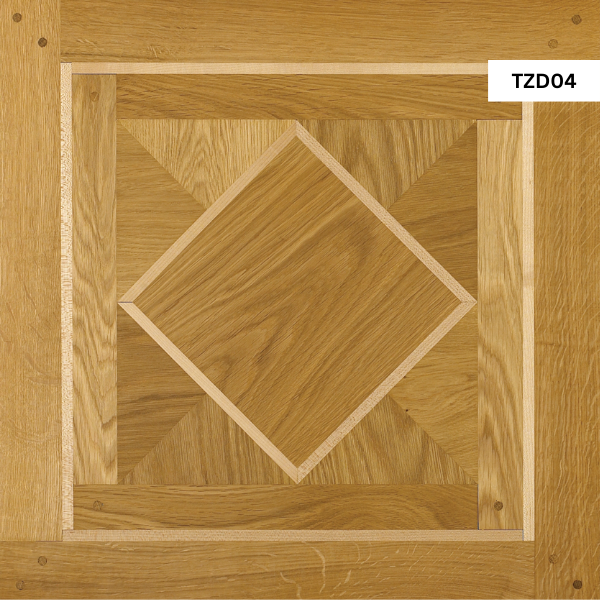 Herringbone wood flooring design adding architectural style