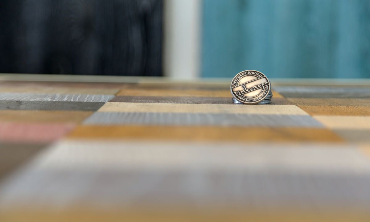 Contemporary wood flooring design in a bright, open interior