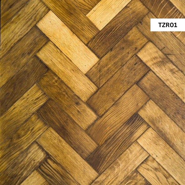 Engineered wood flooring showing natural grain texture