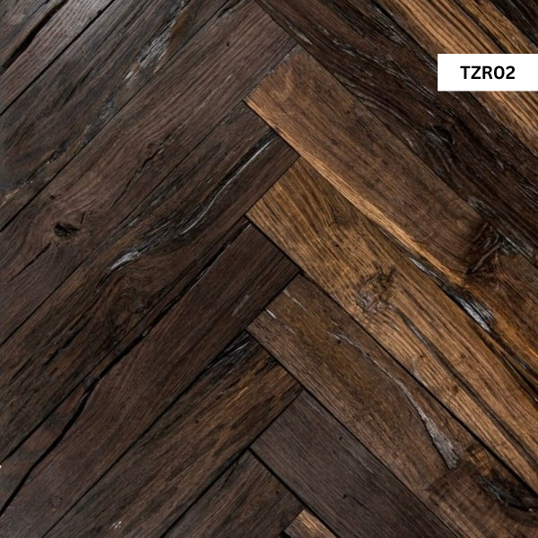 Premium engineered oak flooring with a matte finish