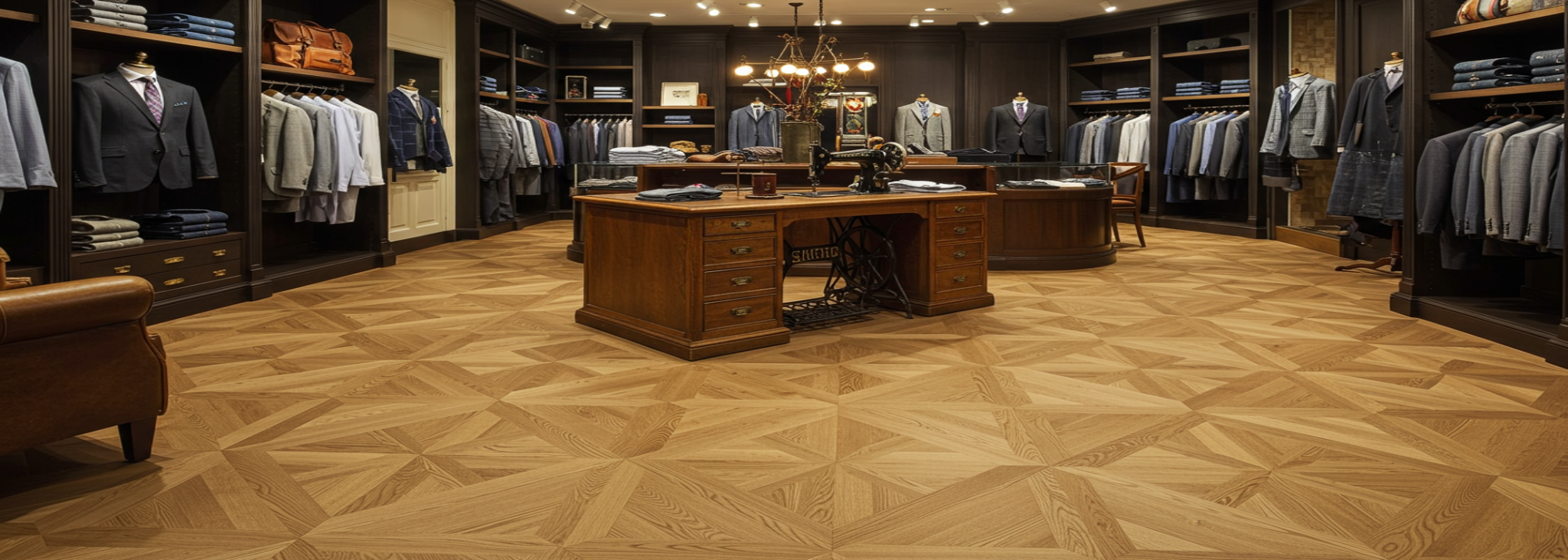 Deep-tone engineered wood flooring ideal for luxury London properties