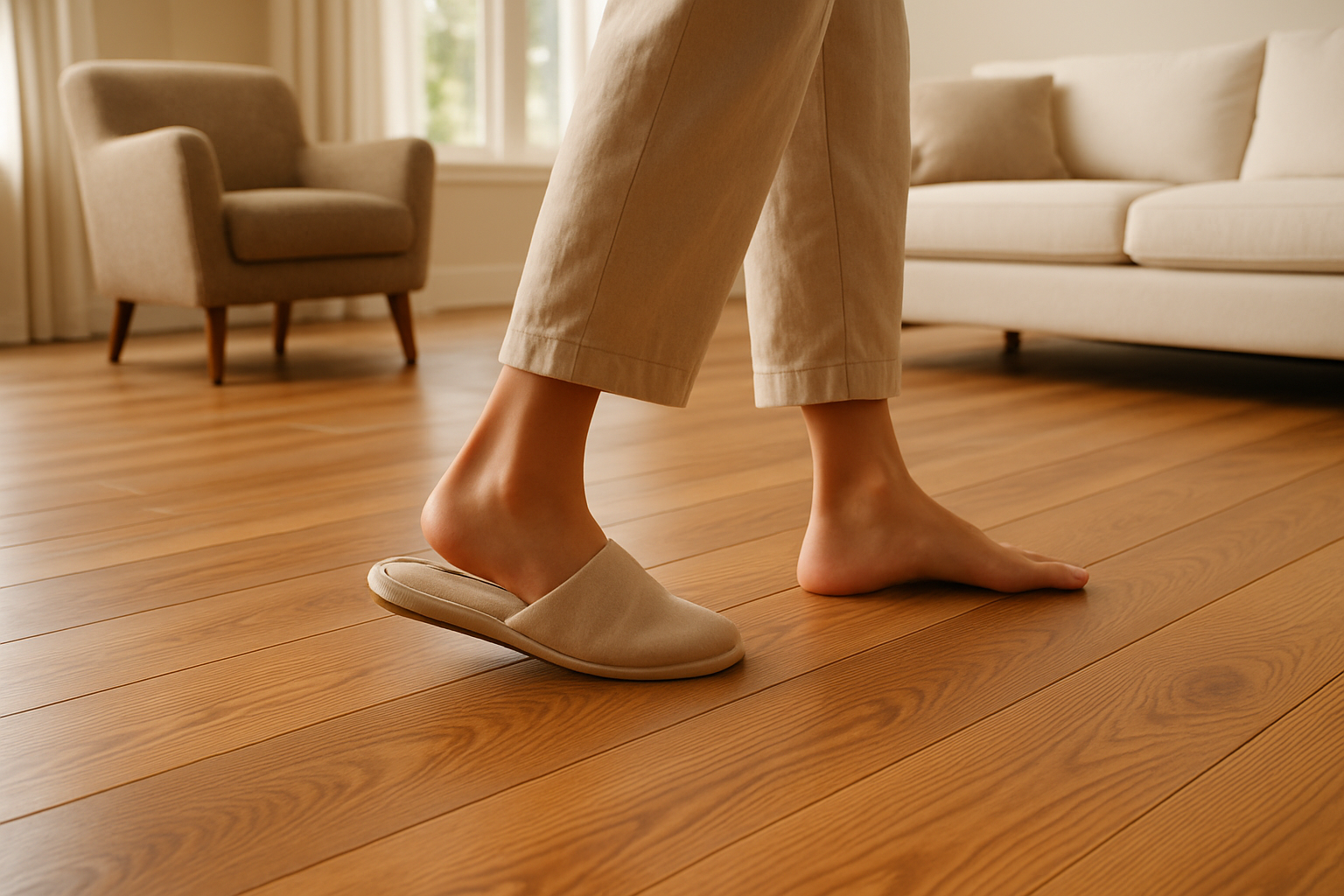 Walking Comfort wood floorng